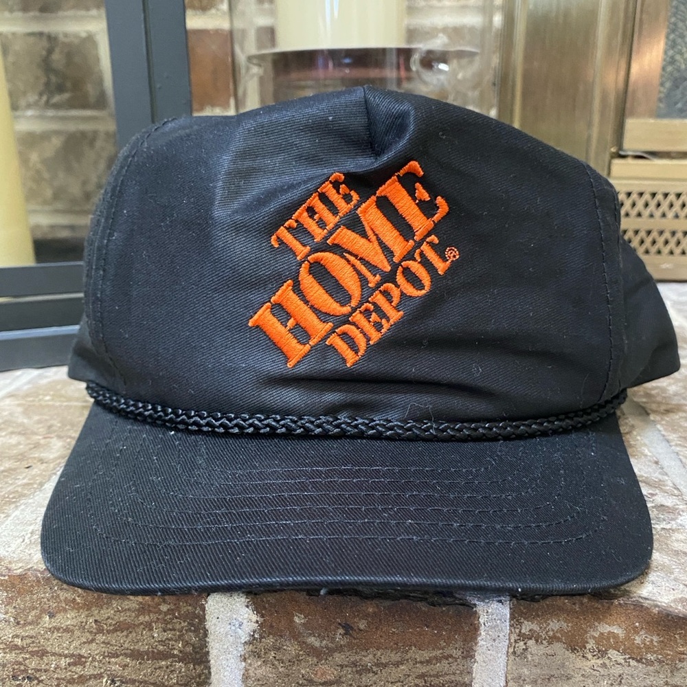 HOME DEPOT Logo Hat Trucker Cap Baseball Cap Black